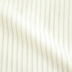 SUPER FINE WOOL STRIPE SHIRT #IVORY WHITE STRIPE [A26SS01WW]