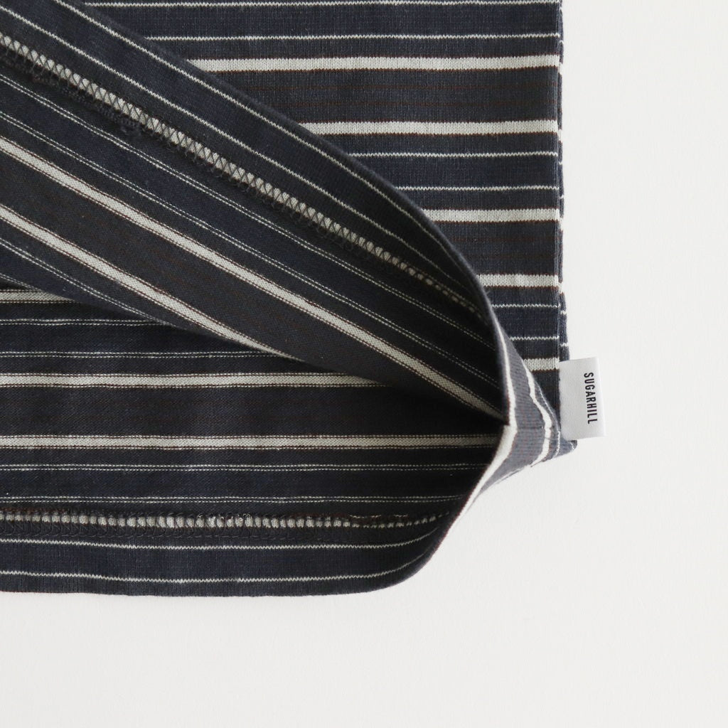 STRIPE TIGHT TANK TOP #DARK NAVY [2541000903]