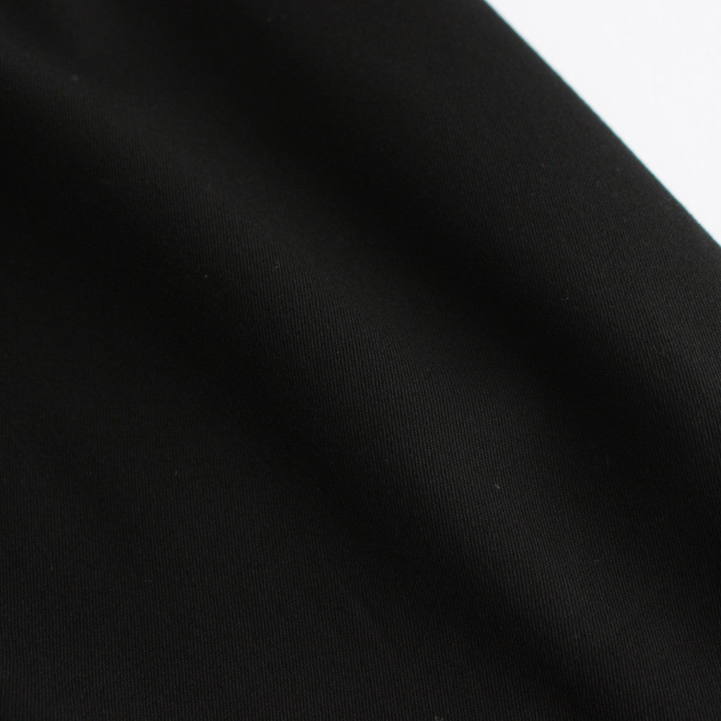 Viscose Wool Silk Gabardine Easy Wide pants #BLACK [GL241-40162]