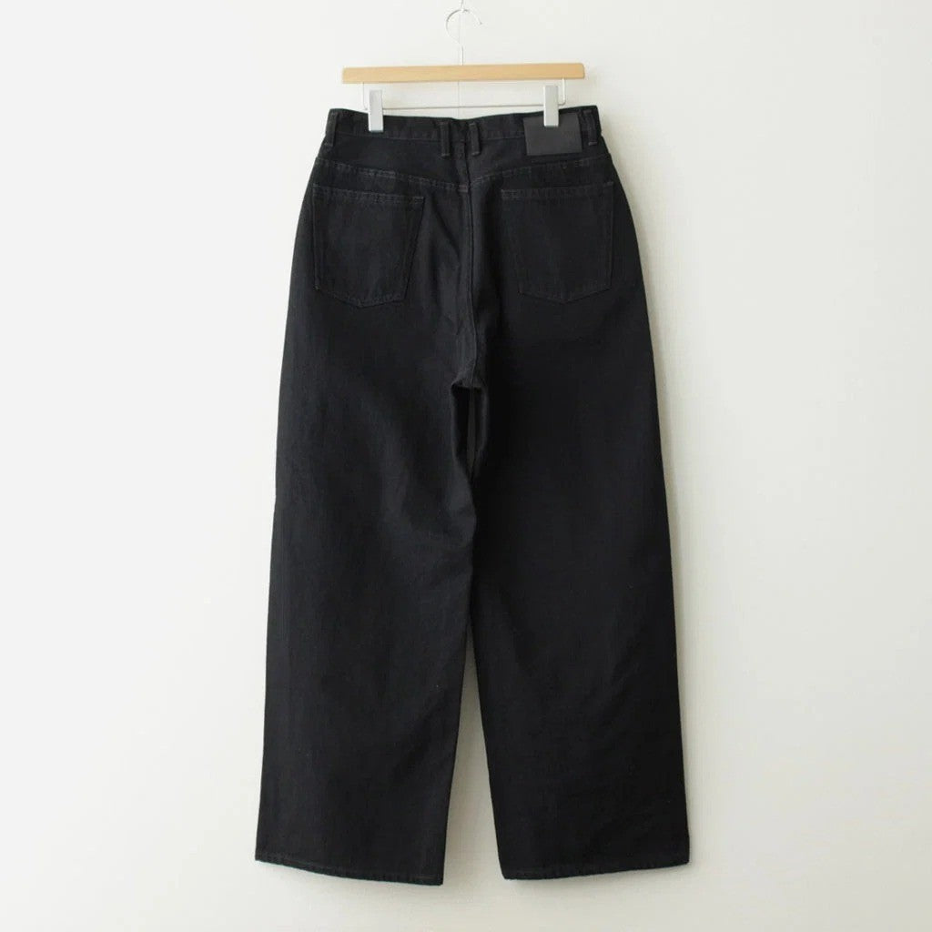 ONE WASH BLACK DENIM ASHLEY JEANS #BLACK [N0025]