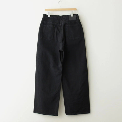 ONE WASH BLACK DENIM ASHLEY JEANS #BLACK [N0025]