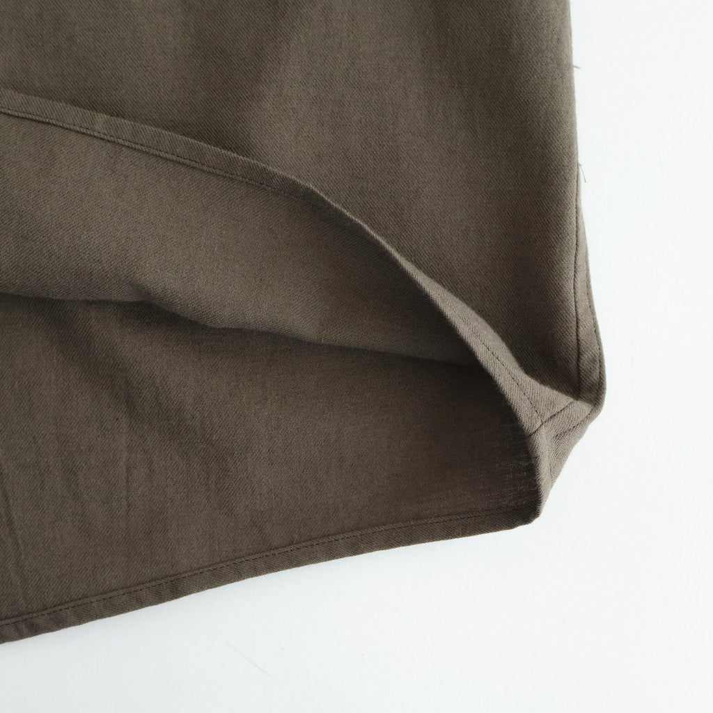 ワイドBOXシャツ-P #BROWN [D225-T892-P]