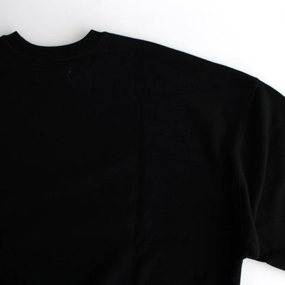 AZUMA Terry Crew Neck Sweat #BLACK [GU243-70195B]