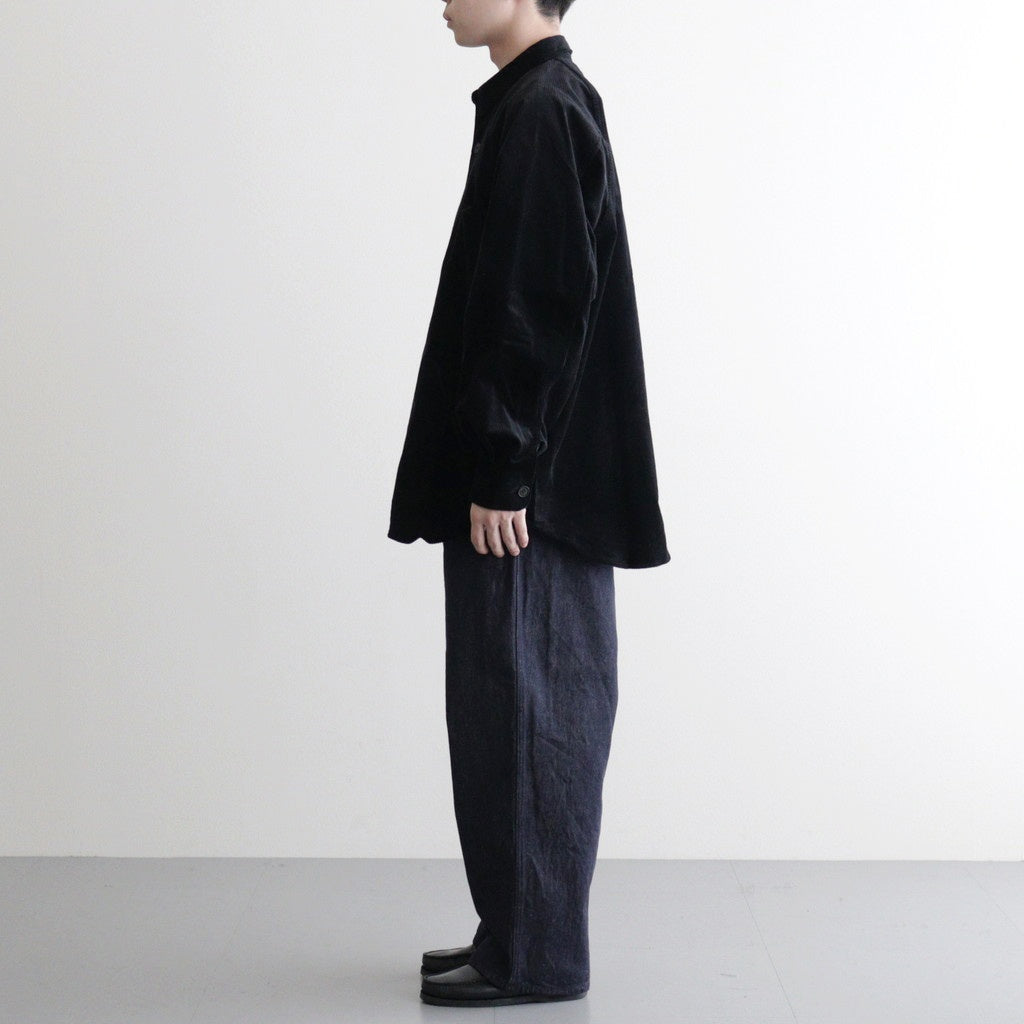 綿コーデュロイジャケット #BLACK [HP-B029-051]