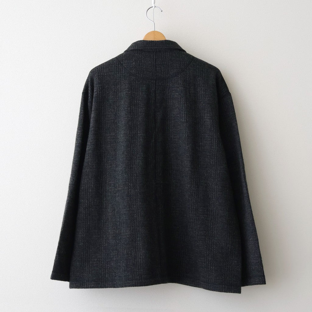 シェットランド杢グレンチェックジャケット #GRAY [HP-T022-051]