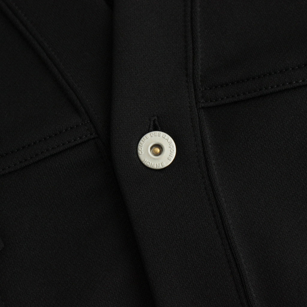 エステル裏毛 カーディガン #BLACK [HN-T017-051]