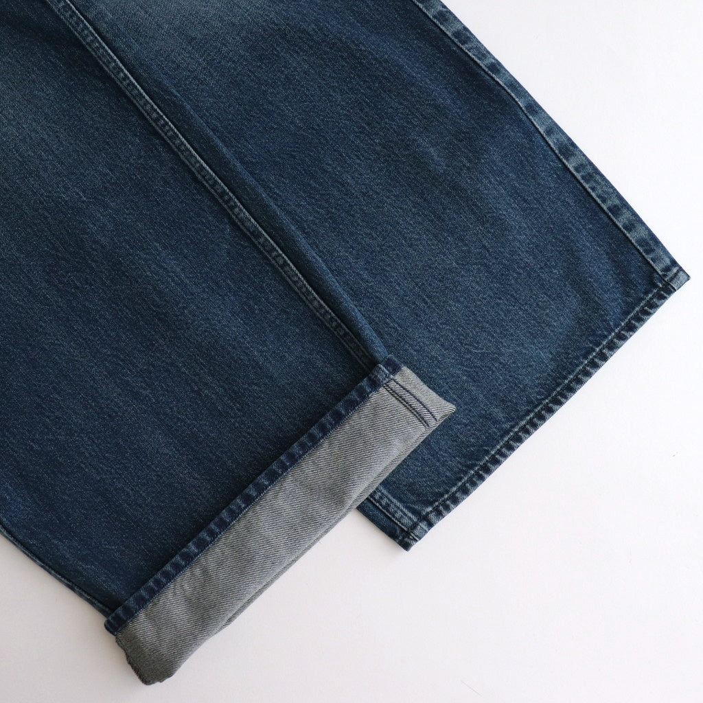 6ポケットオーバーダイデニムバギーPT #INDIGO [D125-P539]