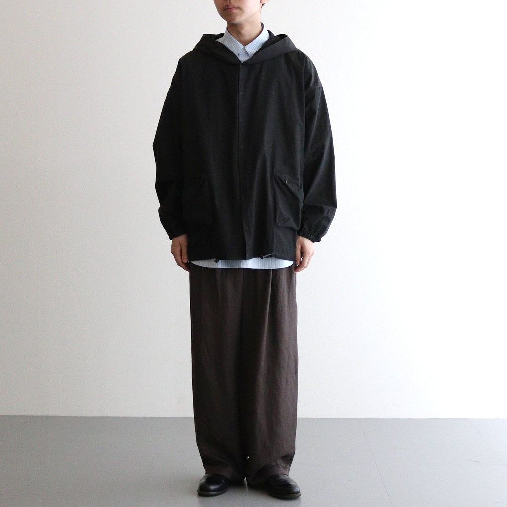 ワイドフーディーシャツ #SUMI [D125-T691]