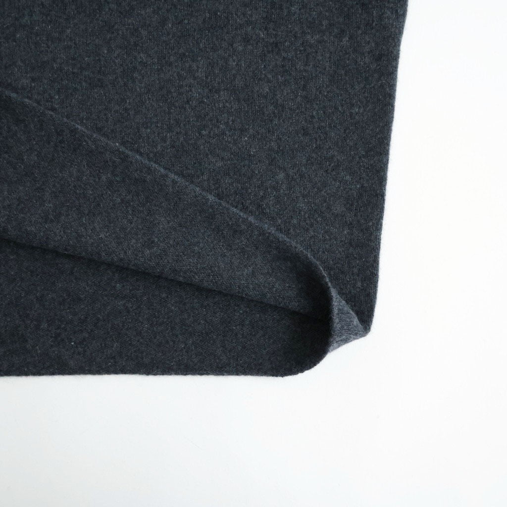 COMFORT TOUCH DOUBLE COLLAR PULLOVER #CHARCOAL GRAY [N0055]