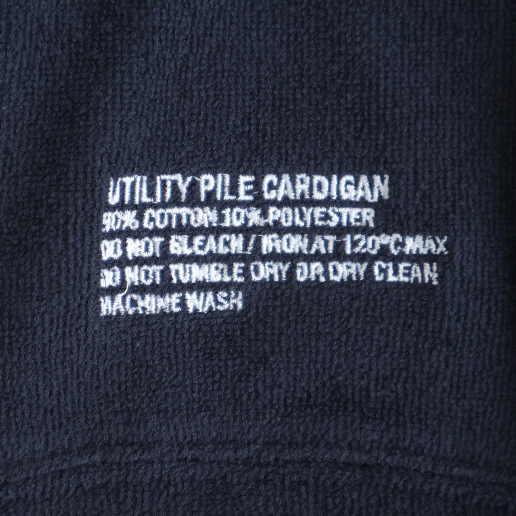 UTILITY PILE CARDIGAN SET-UP #NAVY [FSR253-60211]