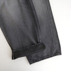 Selvage Denim Two Tuck Pants #BLACK_LIGHT FADE [GU261-40061LB]