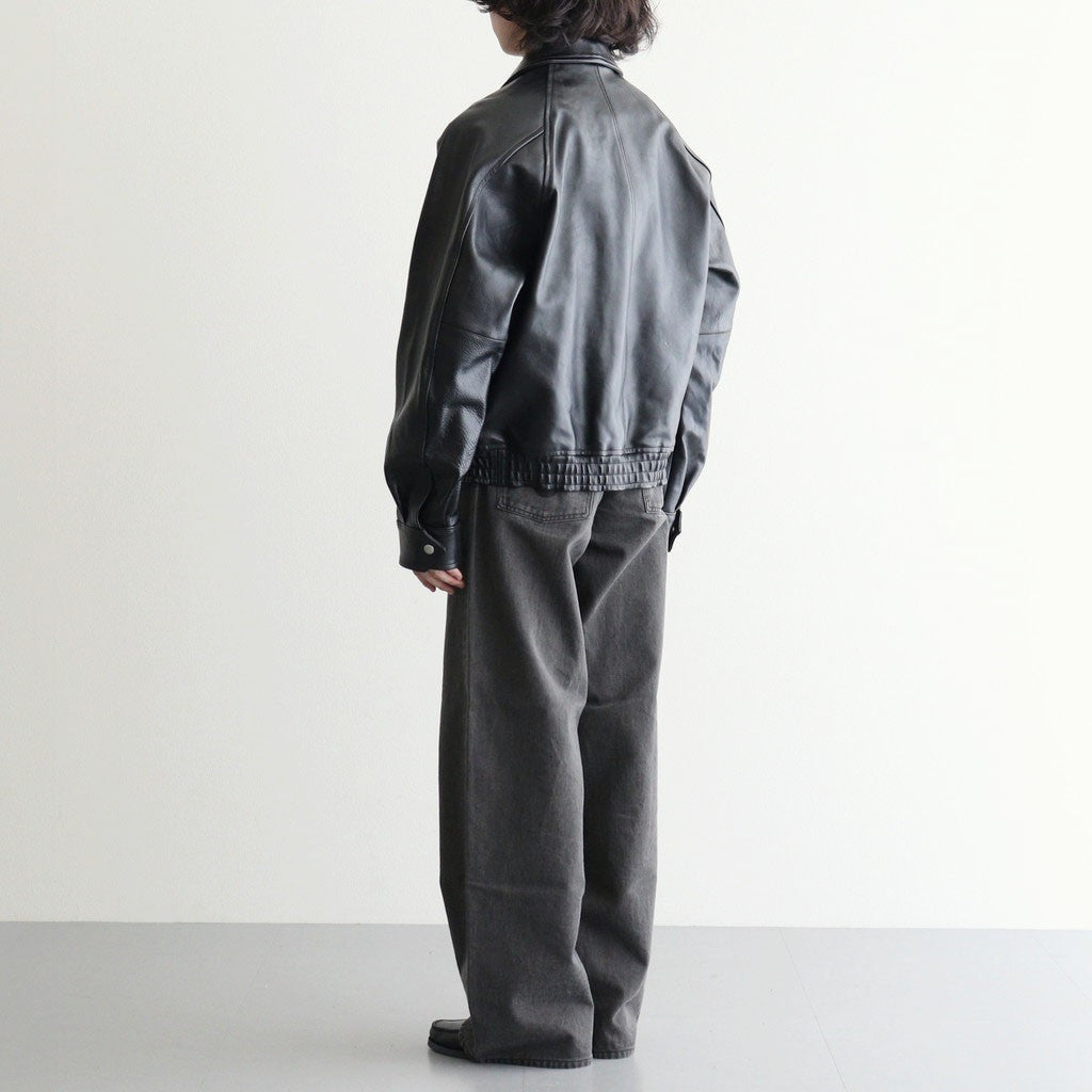 SHRINK BOMBER JACKET #BLACK SHRINK [26440701]