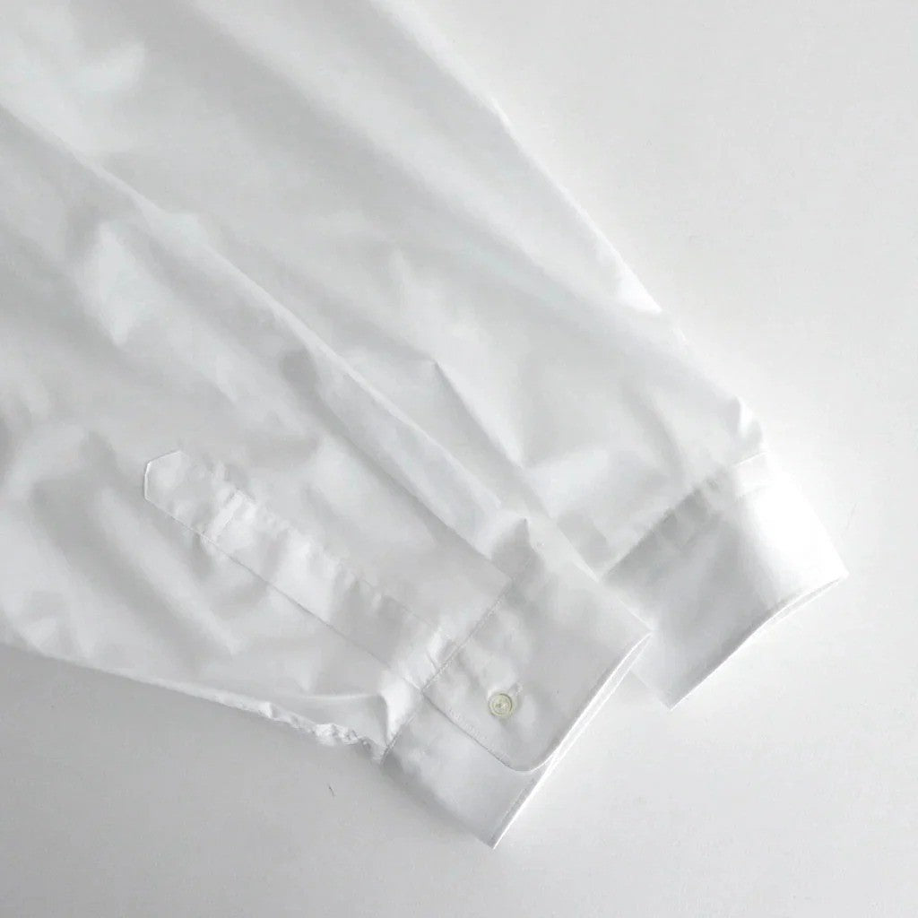 Broad L/S Oversized Regular Collar Shirt #WHITE [GM261-50001B]