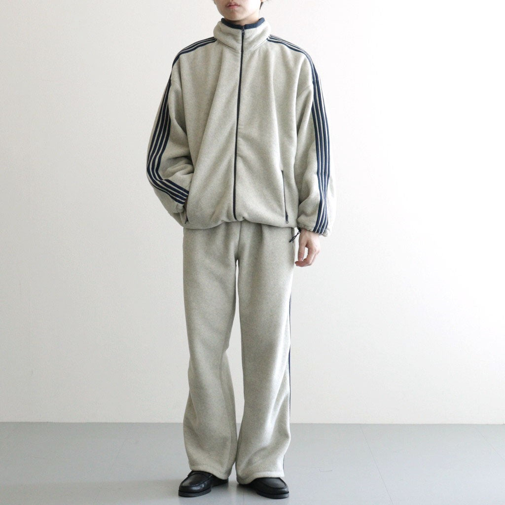 Fleece Loose Fit Track Jacket #OATMEAL [I25AW-BC120]