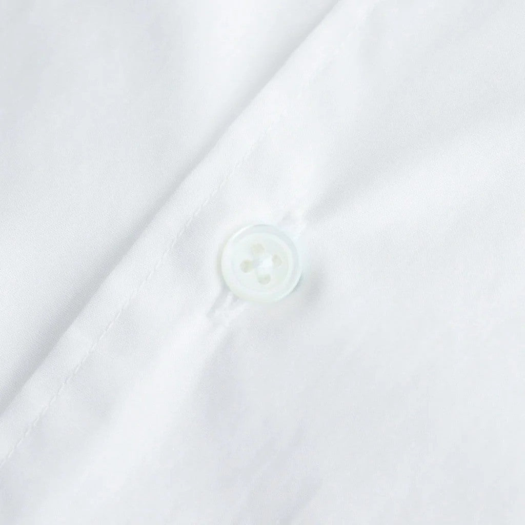 Broad L/S Oversized Regular Collar Shirt #WHITE [GM253-50001B]