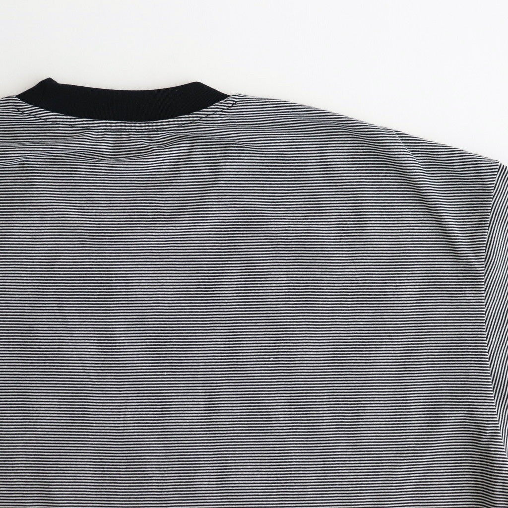 MICRO BORDER S/S TEE #WHITE × BLACK [FSC261-70167]