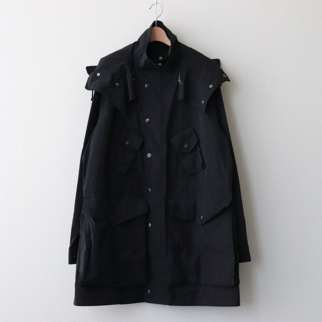 CANADIAN MILITARY PARKA #BLACK [YK23FW0530C]
