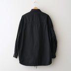 綿ウェザー 製品洗シャツジャケット #BLACK [HP-B024-051]