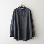 Linen L/S Oversized Regular Collar Shirt #C.GRAY [GM262-50039B]