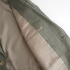 BLUEFACED WOOL JACKET #KHAKI GRAY STRIPE [A26SJ01BA]