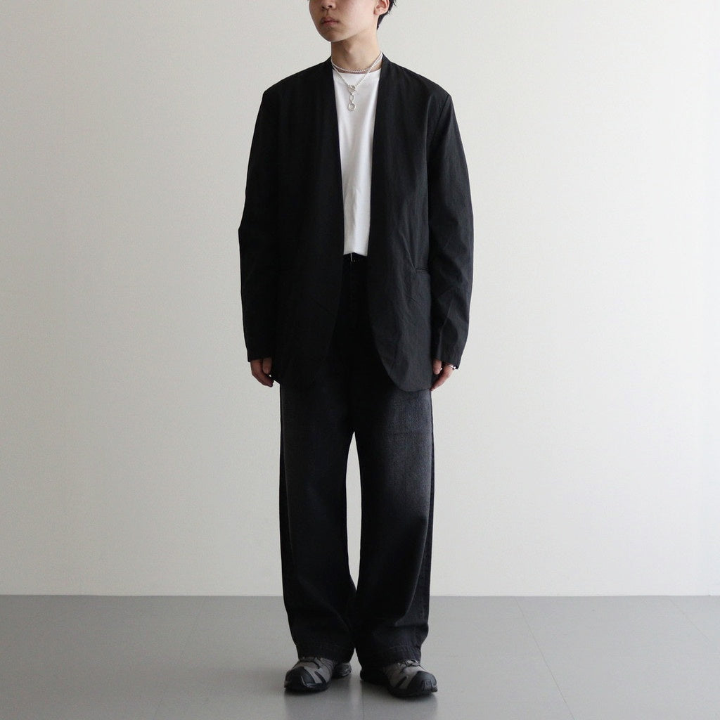 Selvage Denim Belted Pants #BLACK DARK FADE [GU251-40192DB]