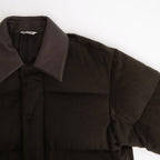 BABY CAMEL FLANNEL DOWN BLOUSON #DARK BROWN [A25AB02BF]