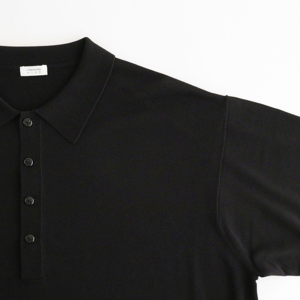 L/S Polo #BLACK [2601-013]