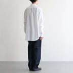 HARD TWIST DENIM WIDE PANTS #INDIGO [A00P03DM]
