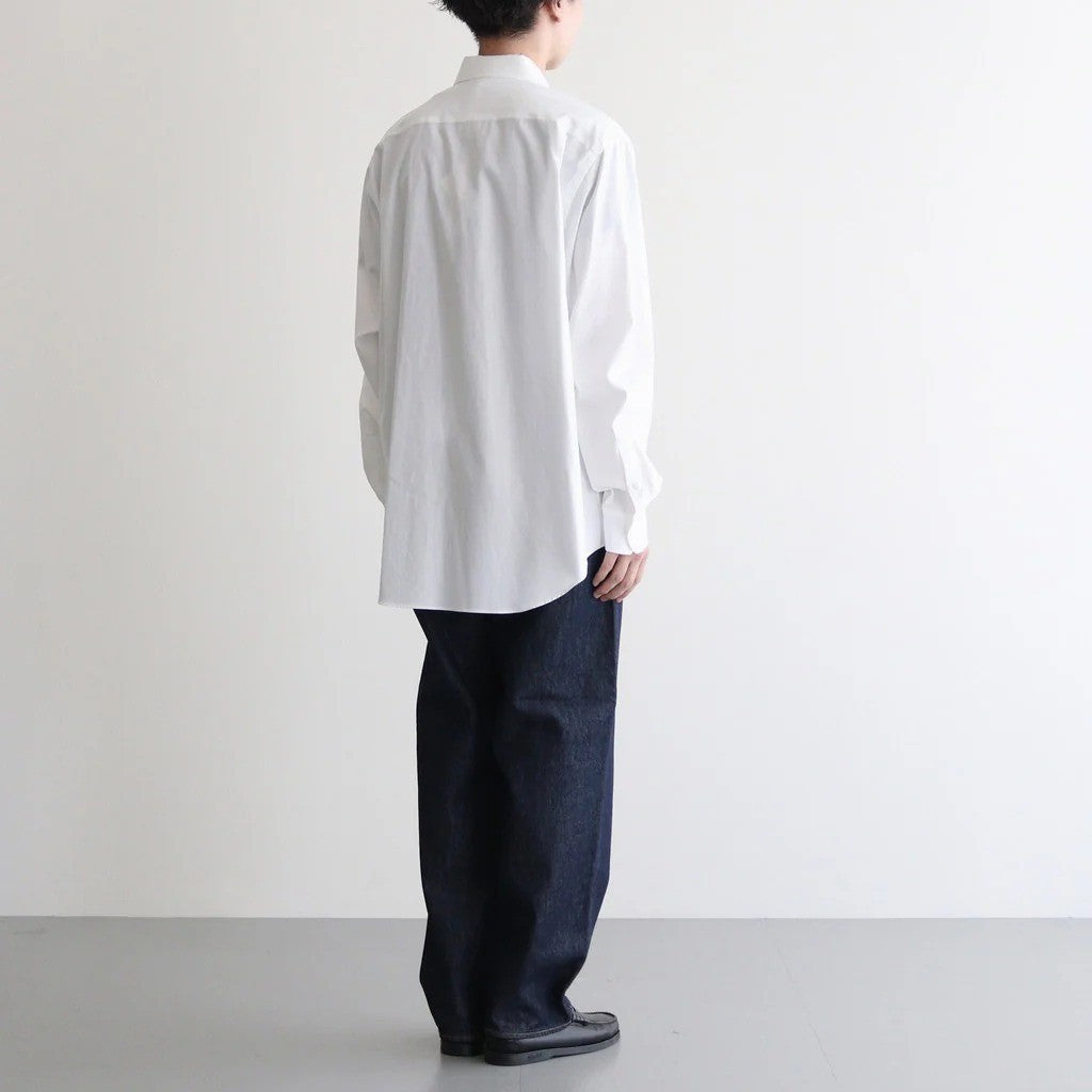 HARD TWIST DENIM WIDE PANTS #INDIGO [A00P03DM]