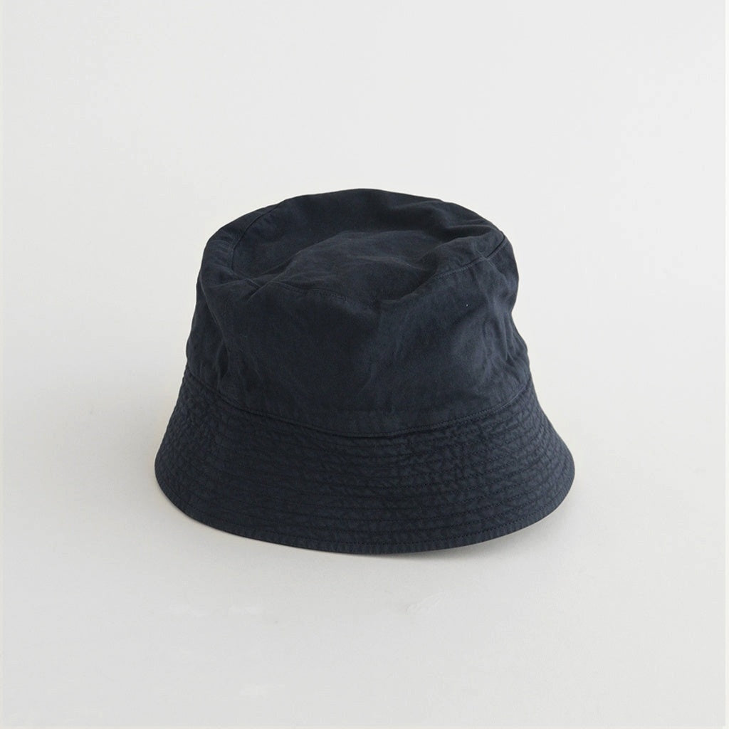 GARMENT-DYED FINX CHINO BUCKET HAT MADE BY KIJIMA TAKAYUKI #NAVY [A26SC01KT]
