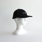 綿サージ ベースボールキャップ #BLACK [HN-K601-051]