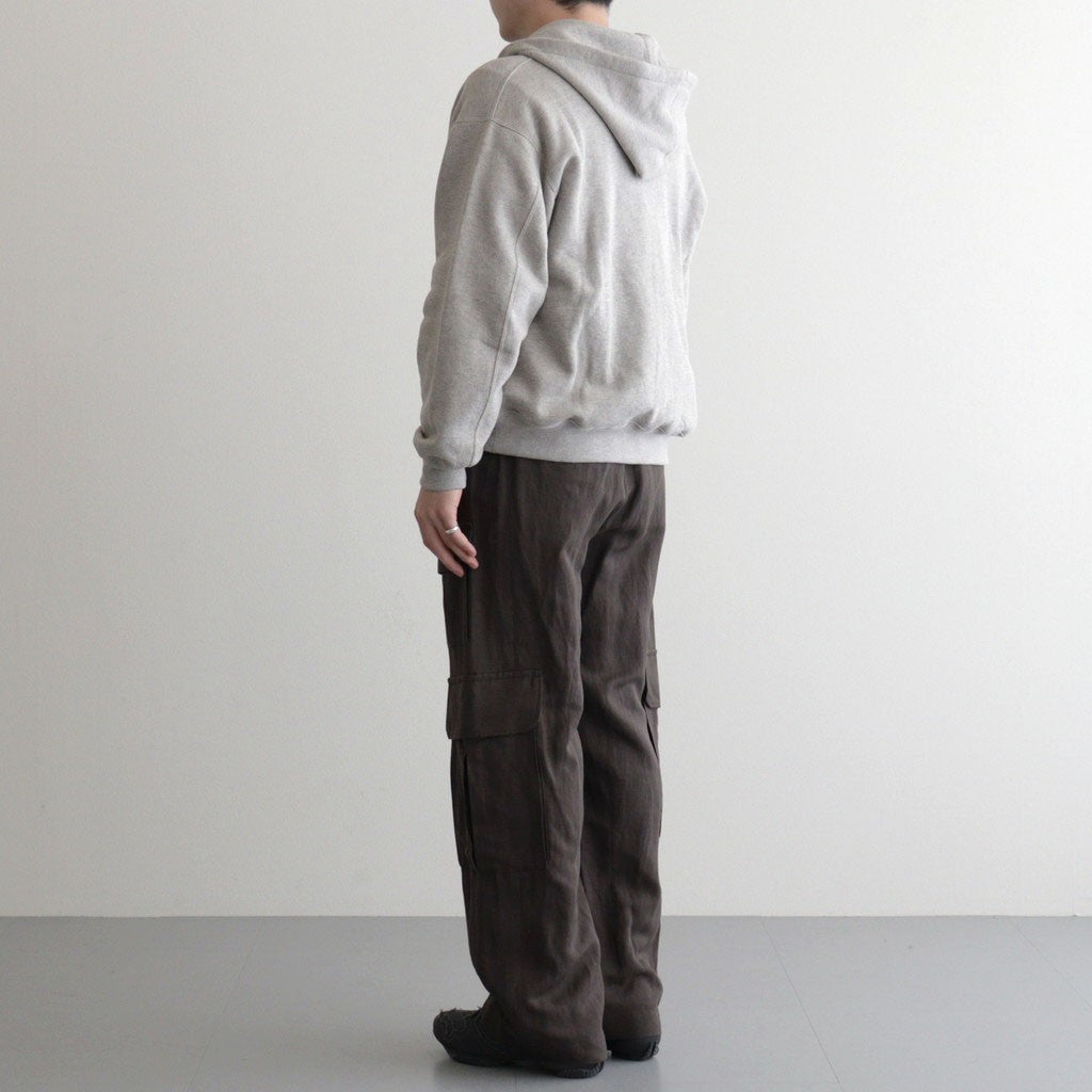 VIS/LI/RA TWILL CARGO TROUSERS #KHAKI BROWN [ST.1434]