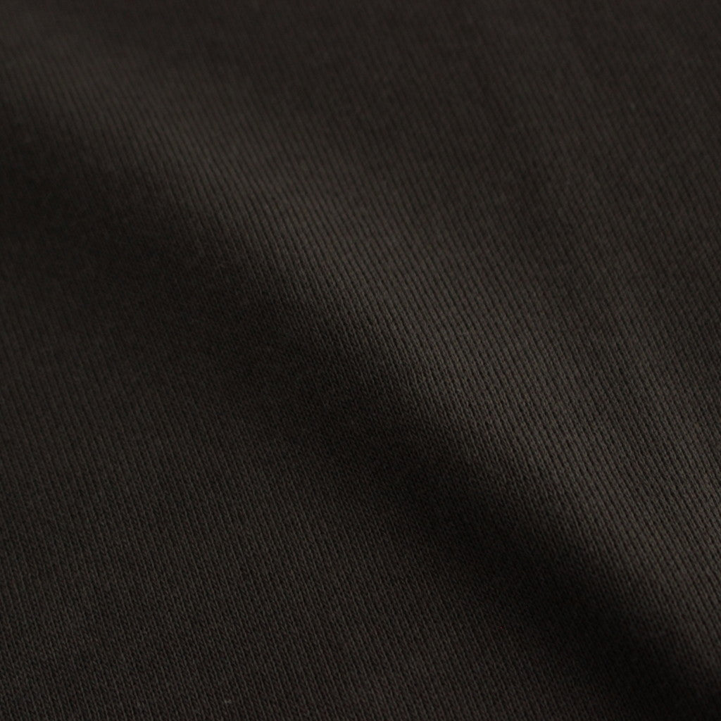 SUPER HIGH GAUGE SWEAT HALF ZIP P/O #DARK BROWN [A24AP03CU]