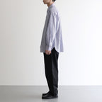 CORPORATE UNIFORM L/S SHIRT #BLUE STRIPE [FSC253-50105B]