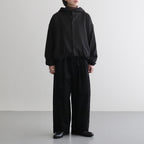 縮絨ウールワイドフーディー #DARK BROWN [D225-T391]