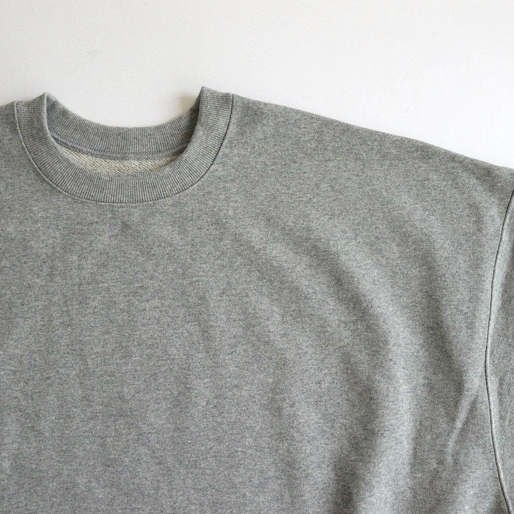 LIGHT OZ CREW NECK SWEAT #H.GRAY [FSC243-70160B]