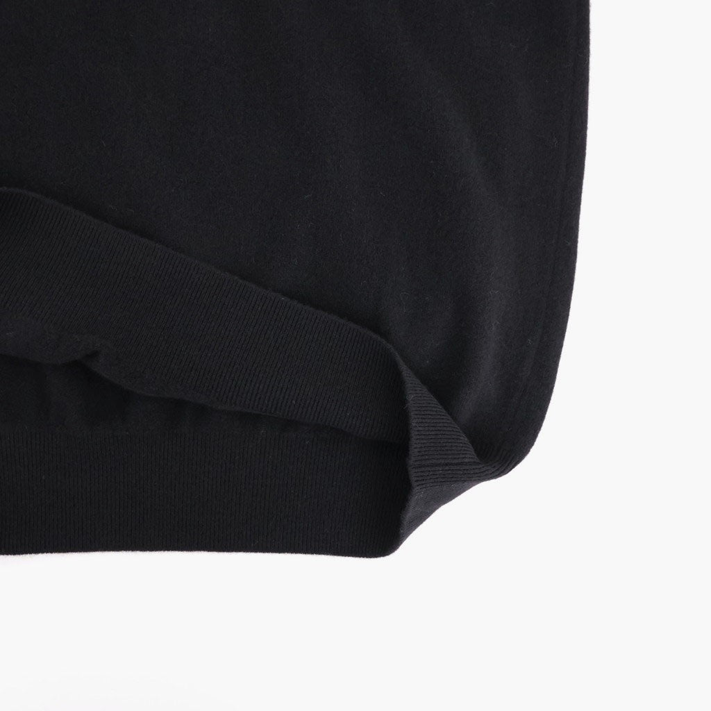 EXTRA FINE WOOL KNIT TURTLE NECK LS #BLACK [ST.1635]