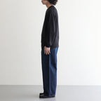 SMOOTH SUVIN HENRYNECK SWEATER #BLACK [KRAGLA0100]