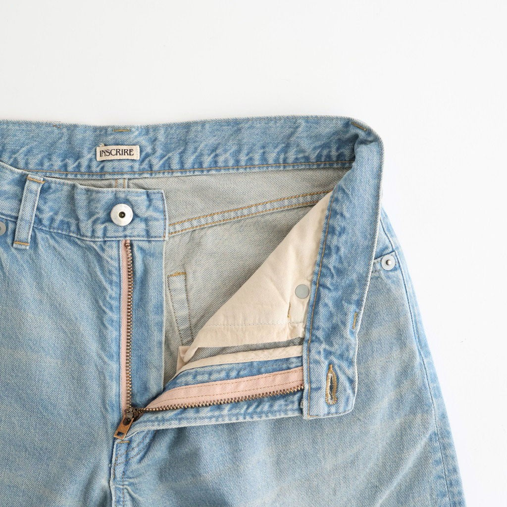 Used Denim Baggy Pants #LIGHT BLUE [ID-PT53]