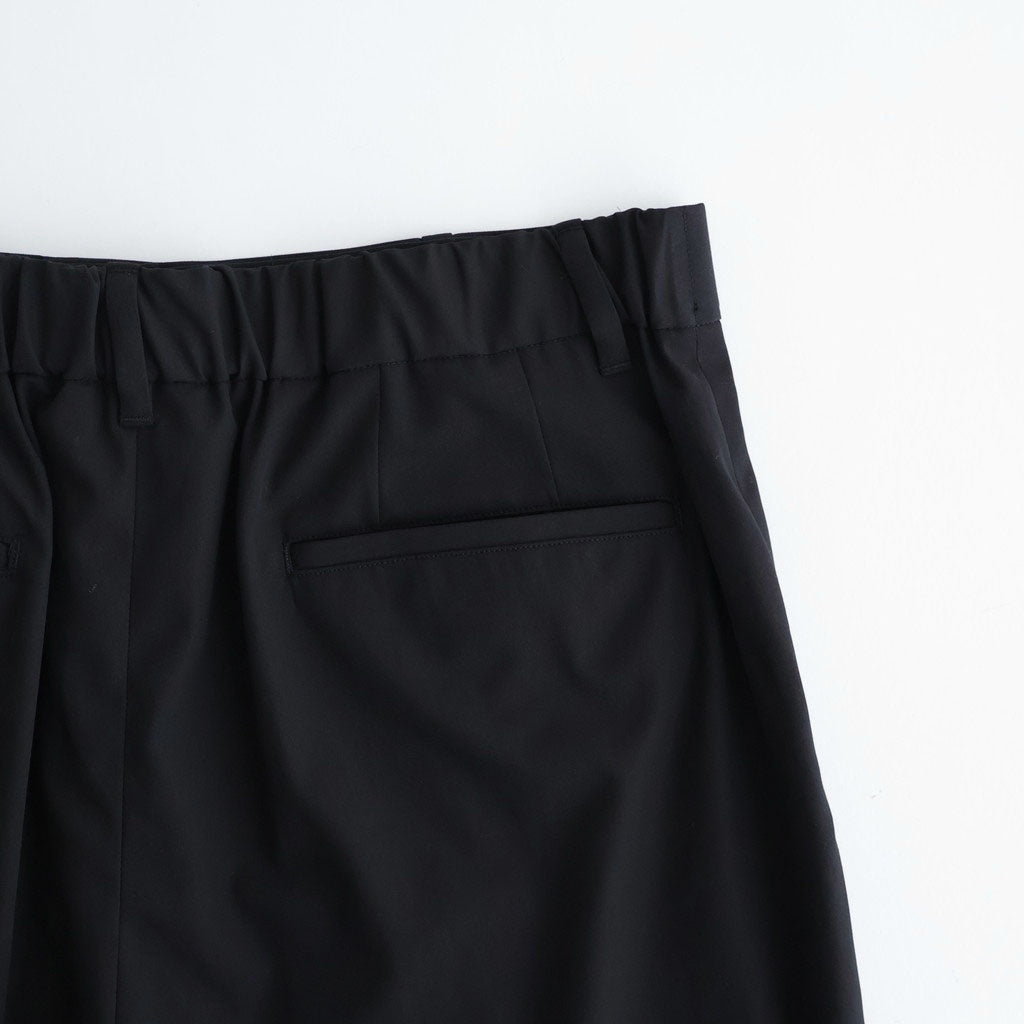 Brushed Cotton Gabardine Wide Straight Pants #BLACK [GM261-40395]
