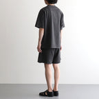 GARMENT-DYED YOKE T-SHIRT #CARBON [YK26SS01296CS]