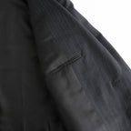 BLUEFACED WOOL JACKET #CHARCOAL NAVY STRIPE [A26AJ01BS]
