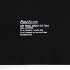 DRY PIQUE JERSEY S/S POLO #BLACK [FSC263-70036]