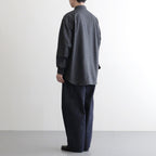 綿フランネルシャツ #GRAY [HP-B028-051]