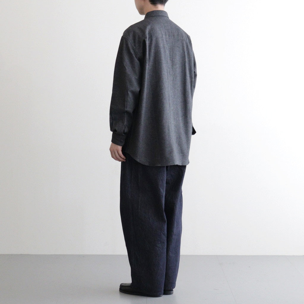 綿フランネルシャツ #GRAY [HP-B028-051]