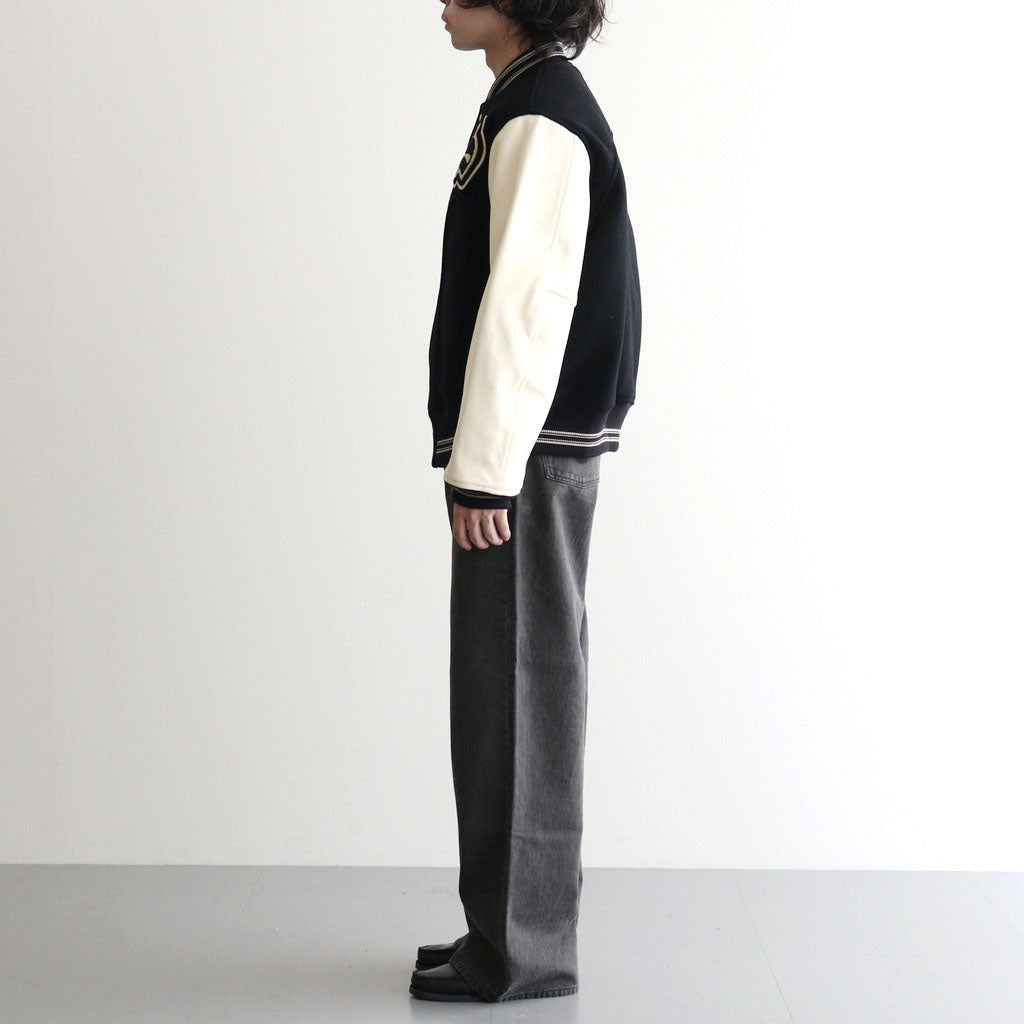 WOOL VARSITY JACKET #BLACK [26330201]