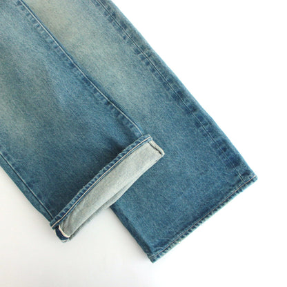 SELVEDGE FADED HEAVY DENIM PANTS #FADED INDIGO [A24AP03DH]