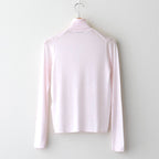 TENCEL SILK CIRCULER RIB TURTLENECK SWEATER #PINK(012) [KRAGGW0703]