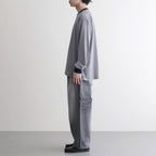Selvage Denim Two Tuck Pants #BLACK_LIGHT FADE [GU261-40061LB]