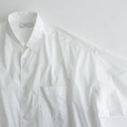Broad S/S Oversized Regular Collar Shirt #WHITE [GM251-50013B]